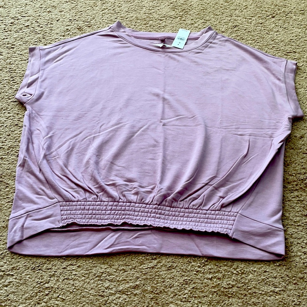 NWT Lou and Grey Gathered Top